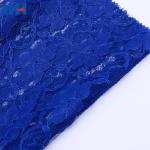 Tricot lace fabric – elegant floral pattern
