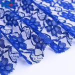 Tricot lace fabric – elegant floral pattern