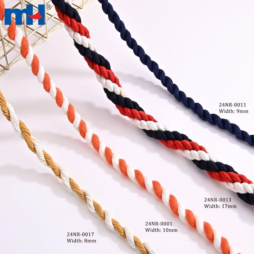 Corde décorative torsadée en gros