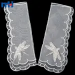 Colletto in pizzo di organza ricamato
