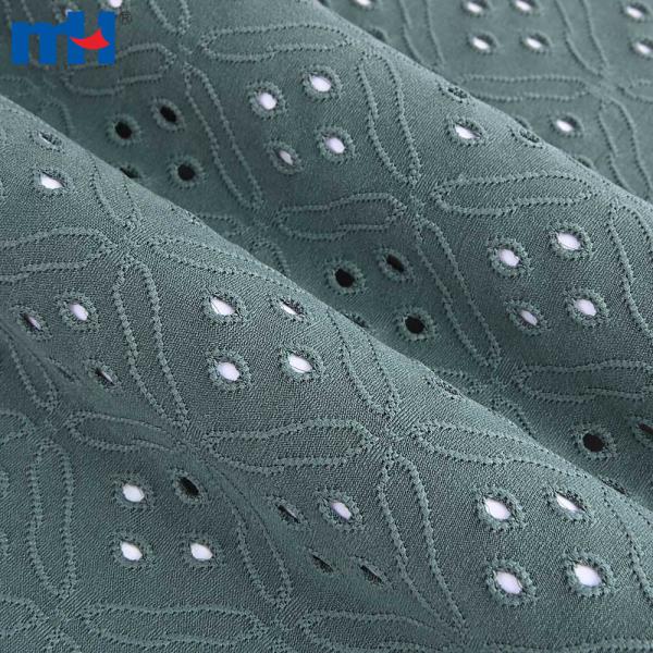 Tecido jacquard com furos