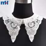 Women's faux collar made of polyester/cotton, size 25*15 cm
