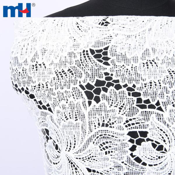Tissu de dentelle chimique de broderie