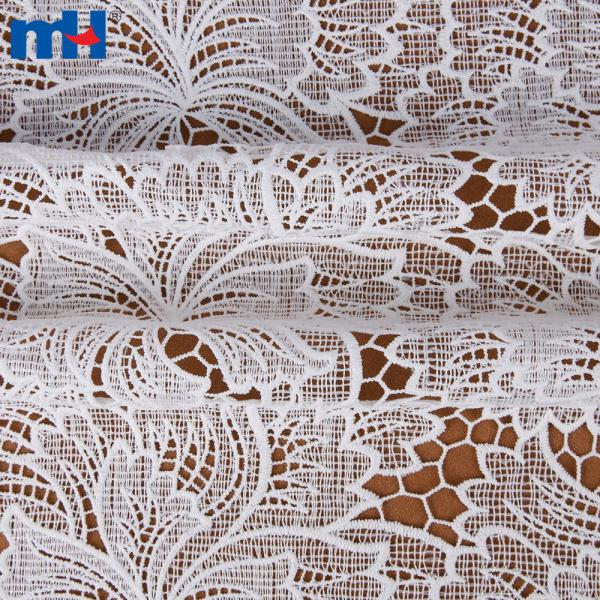 Tissu de dentelle chimique de broderie