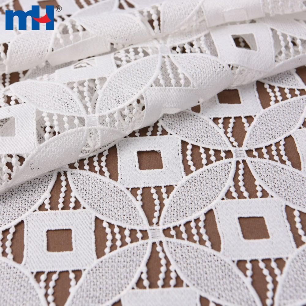 Tissu de dentelle guipure en gros