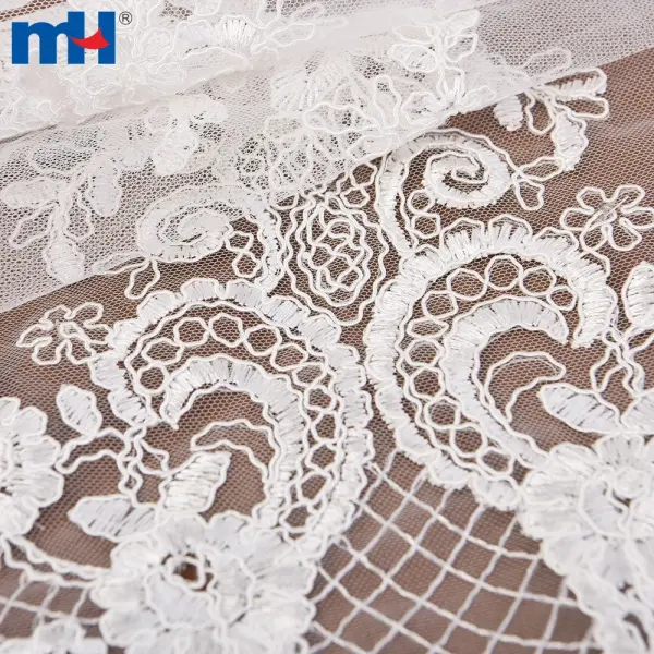Tela de encaje de boda al por mayor