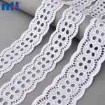 Fita decorativa de renda de algodão por atacado