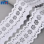 Fita decorativa de renda de algodão por atacado