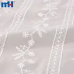Dantel bilan tikilgan shifon mato