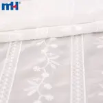 Dantel bilan tikilgan shifon mato