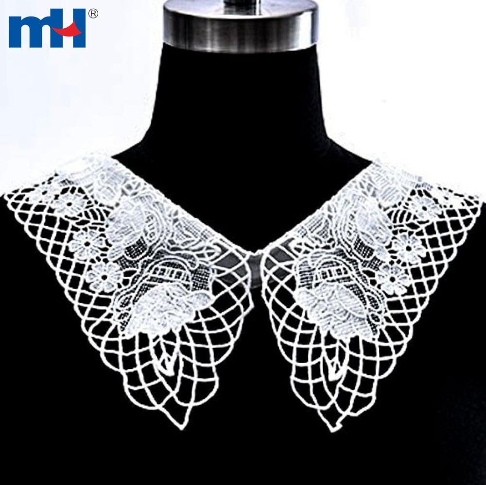 Polyester/pamuktan yapılmış 25*15cm boyutunda kadın sahte yaka
