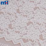 Tissu dentelle extensible - motif floral élégant