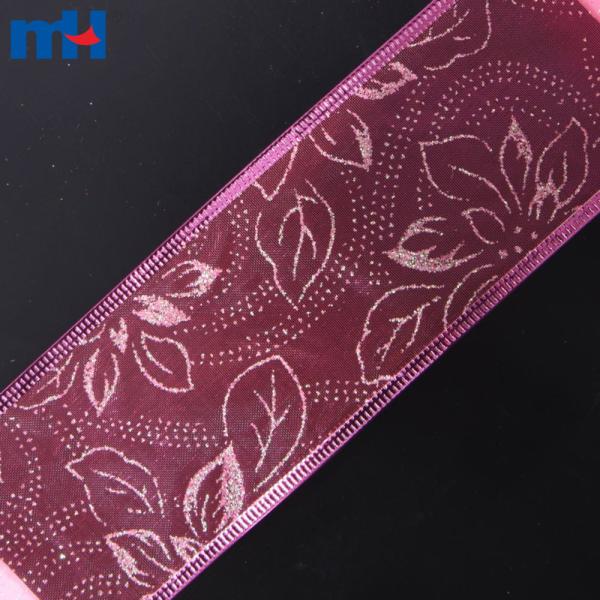 Fita transparente rosa