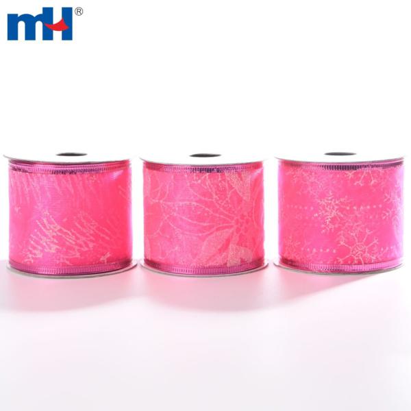 Fita transparente rosa