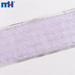 Wired Ribbon, Glitter Sheer Ribbon, Glitter Organza Ribbon