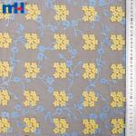 Embroidered mesh fabric